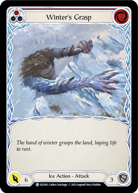 (1st Edition) Winter's Grasp (Red) - ELE160