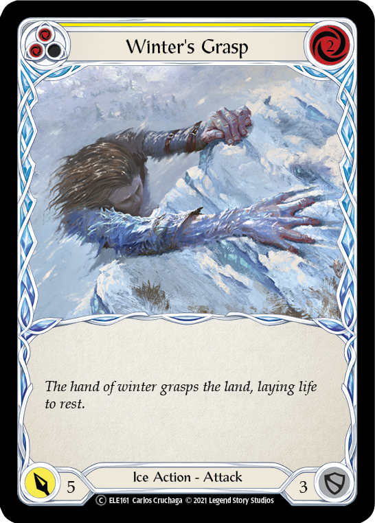 Winter's Grasp (Yellow) - UL-ELE161