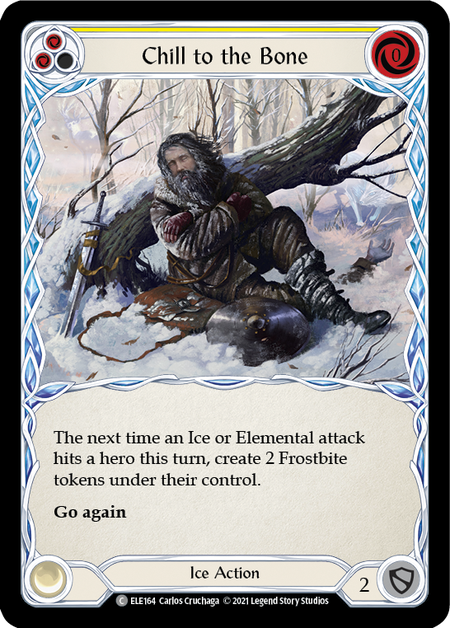 (1st Edition-RF) Chill to the Bone (Yellow) - ELE164