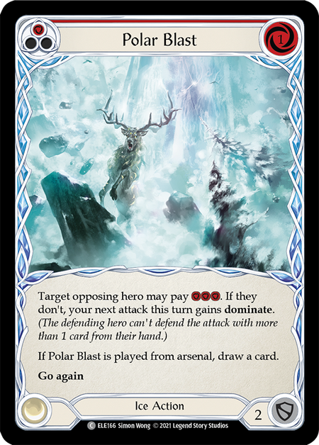 (1st Edition) Polar Blast (Red) - ELE166