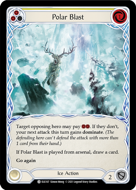 (1st Edition) Polar Blast (Yellow) - ELE167