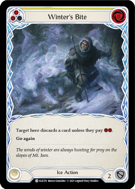 (1st Edition) Winter's Bite (Yellow) - ELE170
