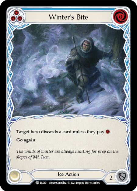 (1st Edition) Winter's Bite (Blue) - ELE171