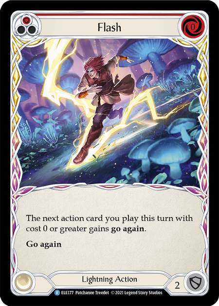 (1st Edition-RF) Flash (Red) - ELE177