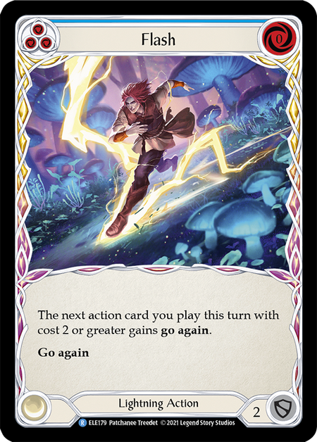 (1st Edition-RF) Flash (Blue) - ELE179