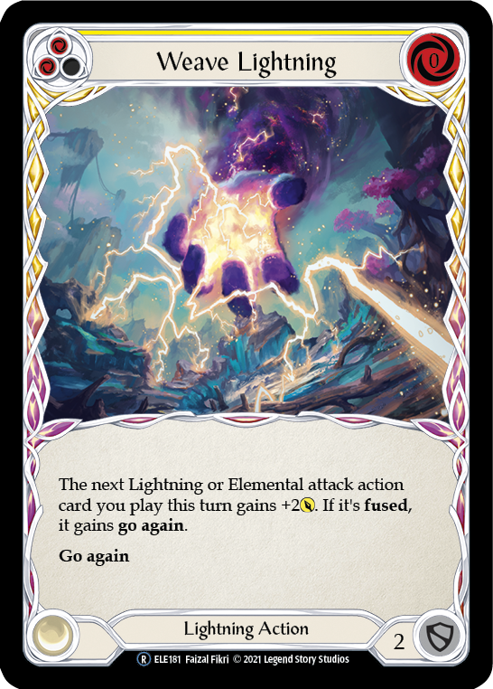 Weave Lightning (Yellow) - UL-ELE181