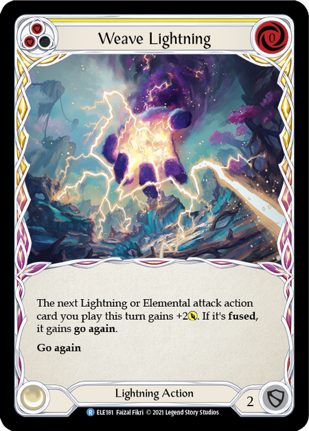 (1st Edition) Weave Lightning (Yellow) - ELE181