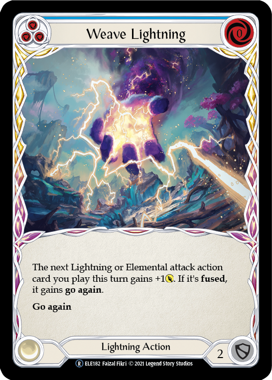 Weave Lightning (Blue) - UL-ELE182