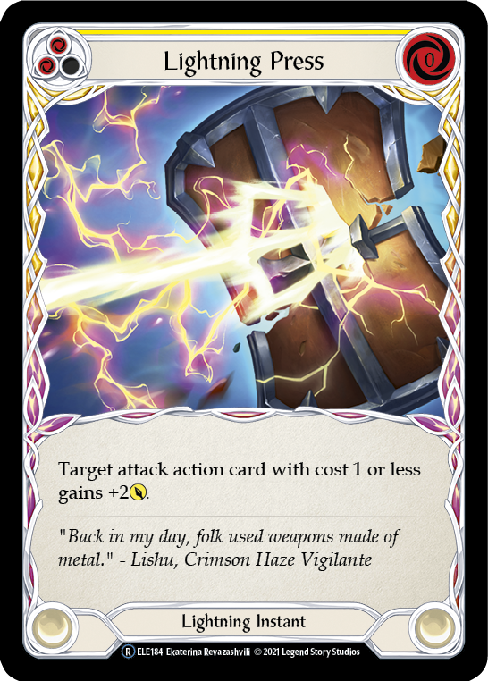 Lightning Press (Yellow) - UL-ELE184