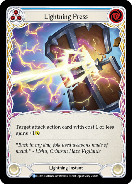 (1st Edition-RF) Lightning Press (Blue) - ELE185