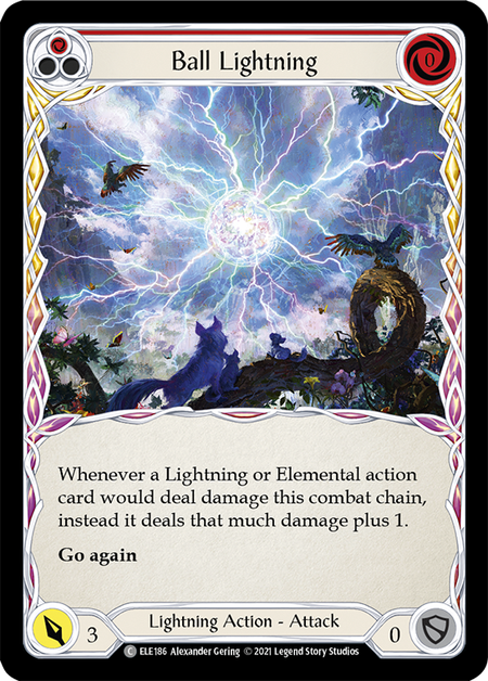 (1st Edition) Ball Lightning (Red) - ELE186