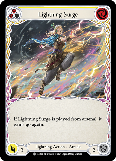 (1st Edition) Lightning Surge (Yellow) - ELE190