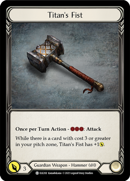 (1st Edition) Titan's Fist - ELE202