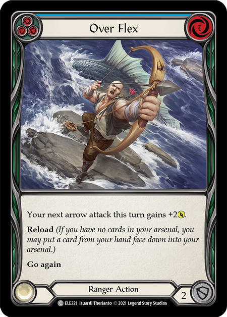 (1st Edition-RF) Over Flex (Blue) - ELE221
