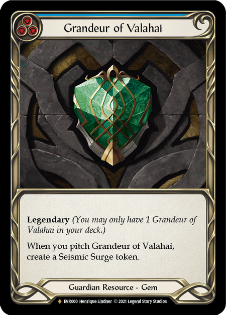 (1st Edition-CF) Grandeur of Valahai - EVR000