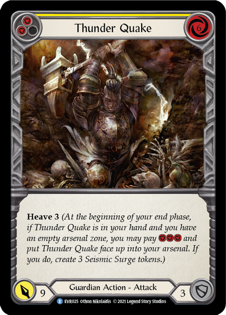 (1st Edition) Thunder Quake (Yellow) - EVR025