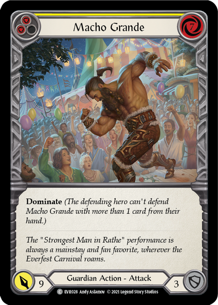 (1st Edition) Macho Grande (Yellow) - EVR028