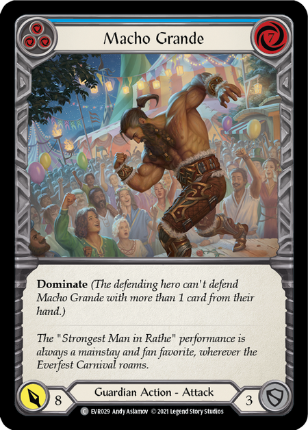 (1st Edition-RF) Macho Grande (Blue) - EVR029