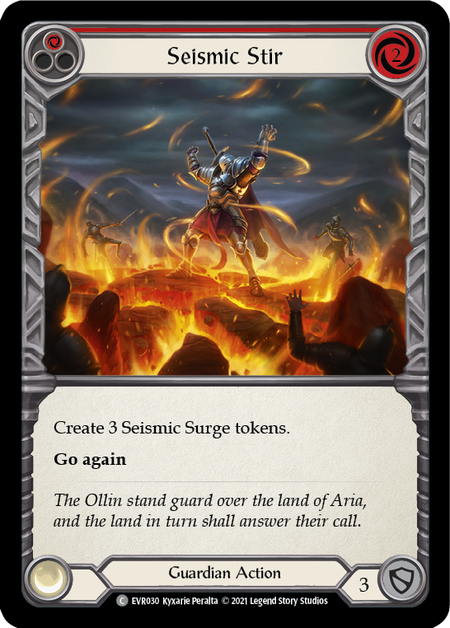 (1st Edition-RF) Seismic Stir (Red) - EVR030