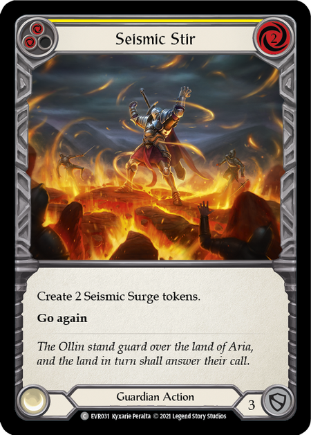 (1st Edition-RF) Seismic Stir (Yellow) - EVR031