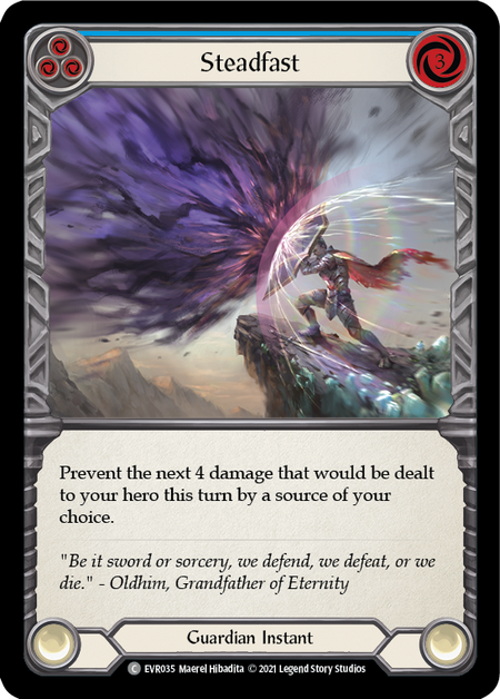 (1st Edition-RF) Steadfast (Blue) - EVR035