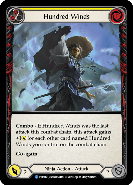 (1st Edition-RF) Hundred Winds (Yellow) - EVR042