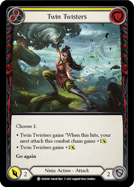 (1st Edition) Twin Twisters (Yellow) - EVR048