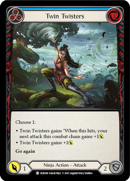 (1st Edition) Twin Twisters (Blue) - EVR049
