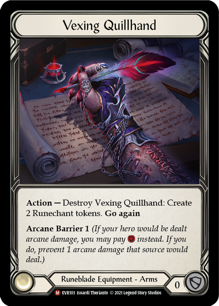 (1st Edition-CF) Vexing Quillhand - EVR103