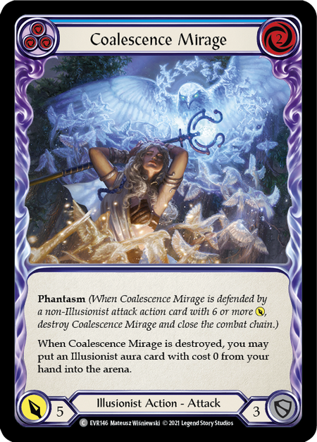 (1st Edition) Coalescence Mirage (Blue) - EVR146