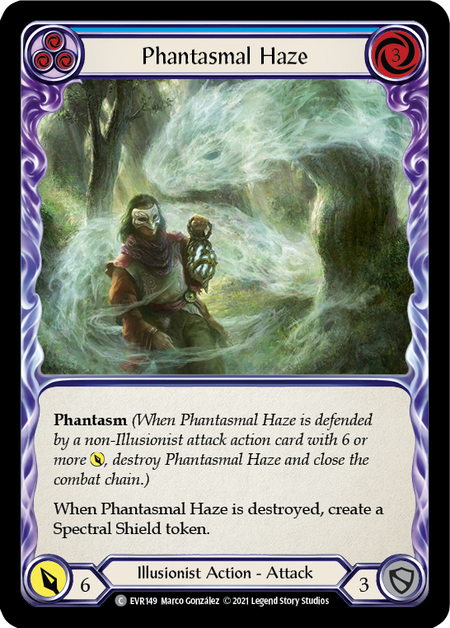 (1st Edition) Phantasmal Haze (Blue) - EVR149