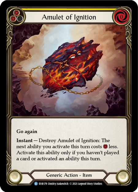 (1st Edition) Amulet of Ignition - EVR179