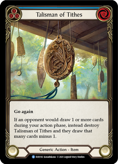 (1st Edition) Talisman of Tithes - EVR192