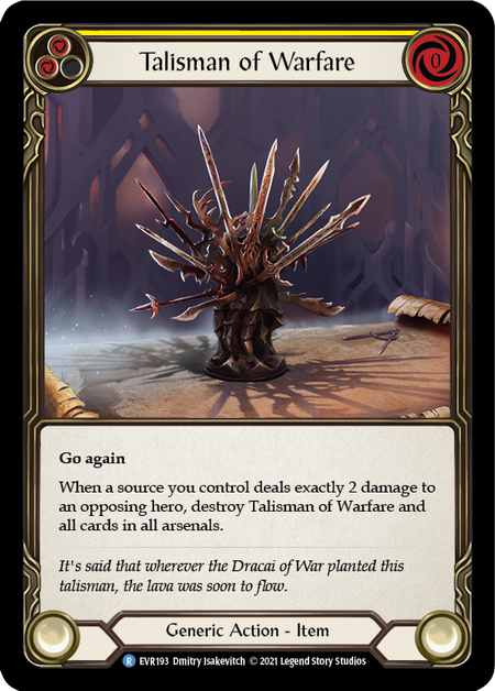(1st Edition) Talisman of Warfare - EVR193