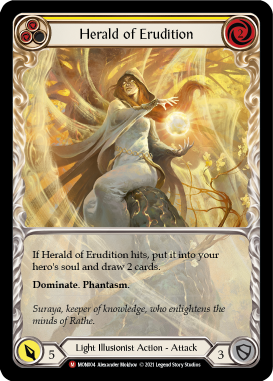 (1st Edition-EA RF) Herald of Erudition - MON004EA