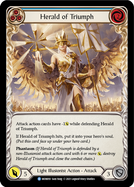 (1st Edition) Herald of Triumph (Blue) - MON010