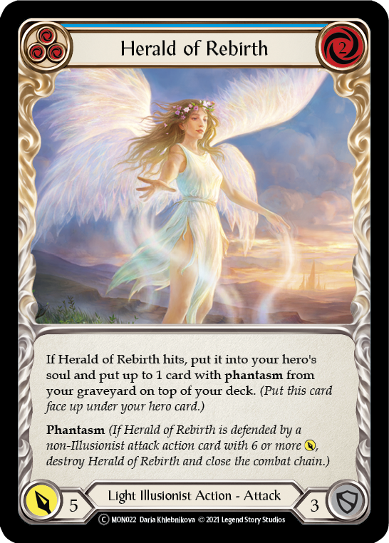 Herald of Rebirth (Blue) - UL-MON022