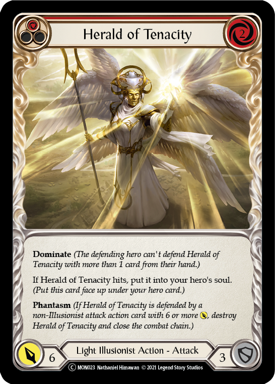 Herald of Tenacity (Red) - UL-MON023