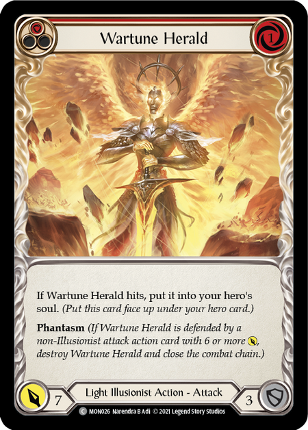 (1st Edition) Wartune Herald (Red) - MON026