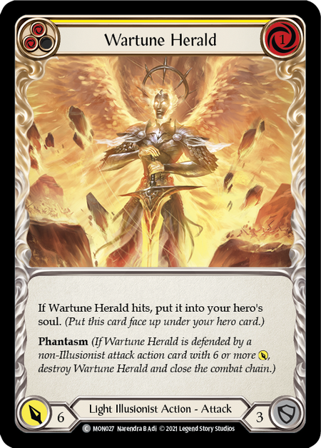(1st Edition) Wartune Herald (Yellow) - MON027