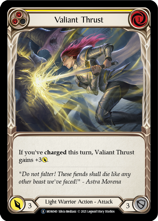 Valiant Thrust (Yellow) - UL-MON040