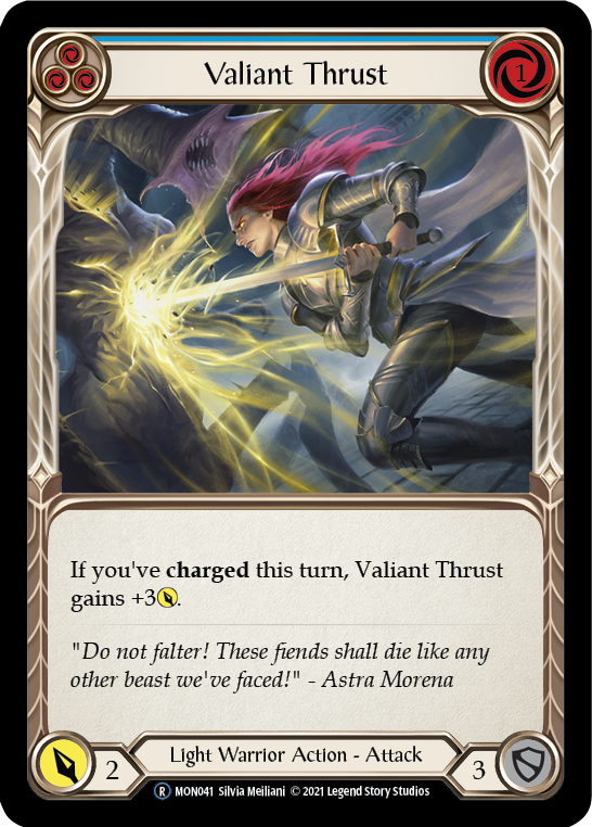 Valiant Thrust (Blue) - UL-MON041