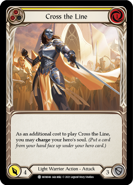 (1st Edition) Cross the Line (Yellow) - MON046