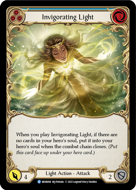 (1st Edition-RF) Invigorating Light (Blue) - MON068
