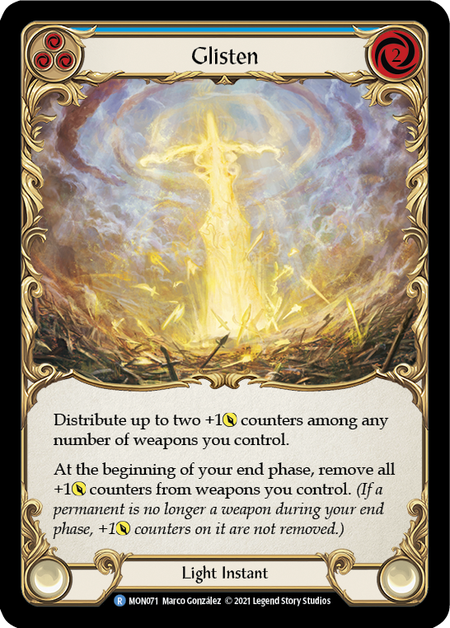 (1st Edition-RF) Glisten (Blue) - MON071