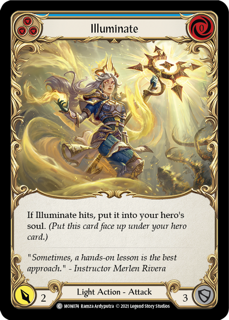 (1st Edition-RF) Illuminate (Blue) - MON074