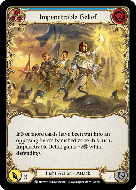 (1st Edition) Impenetrable Belief (Blue) - MON077