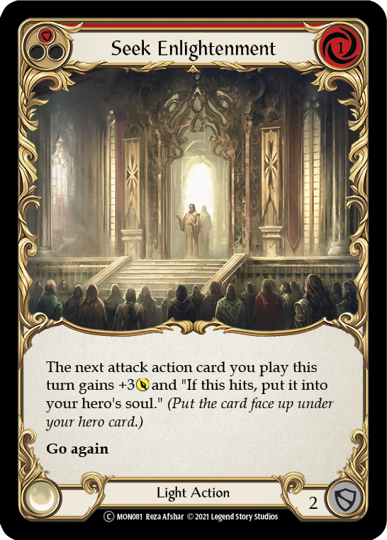 Seek Enlightenment (Red) - UL-MON081