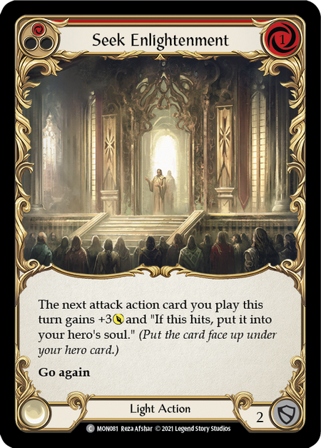 (1st Edition-RF) Seek Enlightenment (Red) - MON081