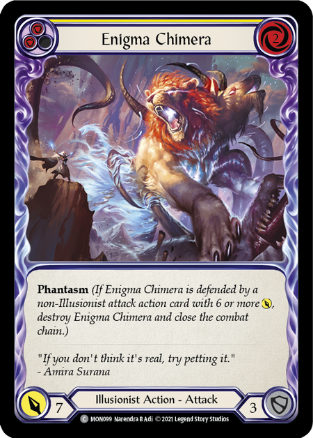 (1st Edition-RF) Enigma Chimera (Yellow) - MON099
